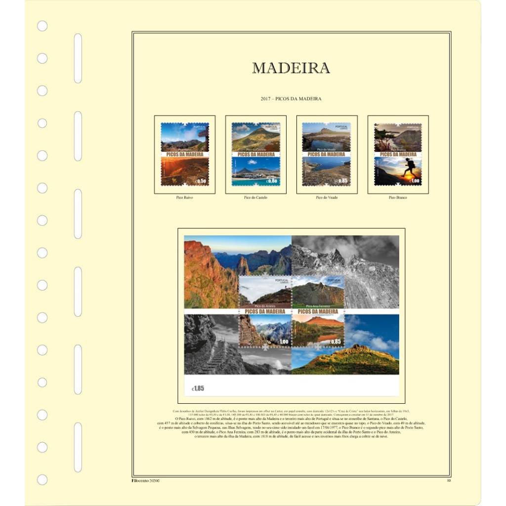 CONJUNTO DE FOLHAS DA MADEIRA - AUTONOMIA, DE 2011-2022, VERSÃO COM TIRAS PROTETORAS